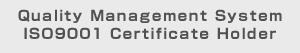 International Standard ISO 9001 certification